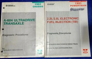 1991 Chrysler Plymouth Dodge A604 Ultradrive Transaxle Chassis Powertrain Manual - Picture 1 of 2