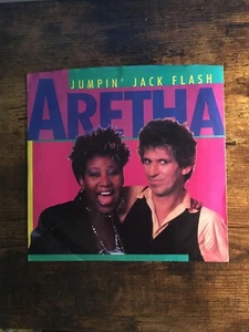 ARETHA FRANKLIN Jumpin’ Jack Flash US Clear Vinyl 7" (45) W Picture/Sleeve - Bild 1 von 4