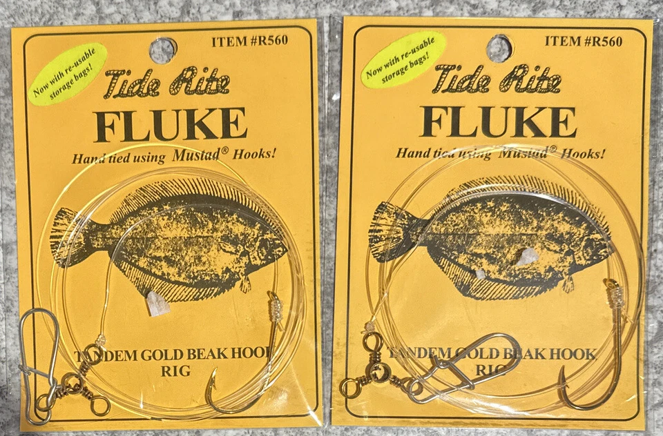 2 paquetes de plataformas Fluke de agua salada Tide Rite R560 Foto 1 de 1