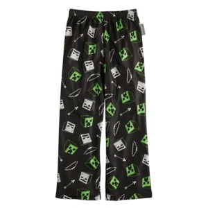 Minecraft Lounge Pants Pajama Pants Boys' Small (4-5) Black MSP$26 - Picture 1 of 2