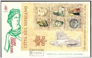 FDC Venetia Club Vatikan 1983 - Kunst USA Chicago Bf Reiste Racc - Bild 1 von 1