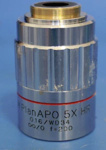 SEIWA OPTISCHES M PlanAPO 5X HR KORREKT Objektiv Tokio 0,16/WD34 ∞/0 F=200 - Bild 1 von 6