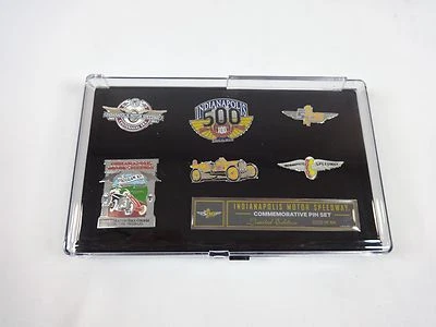 100TH Running Indianapolis 500 Commemorate Historical Moments 6 Lapel Pin Set - Image 1 of 4