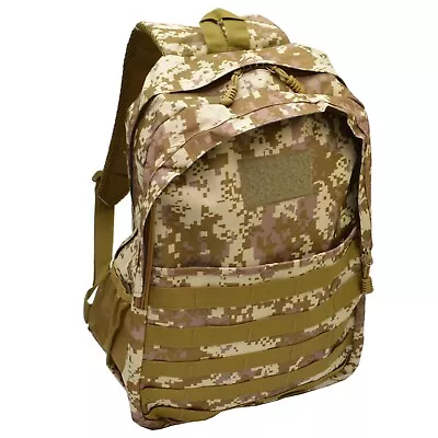 Rucksack Freizeit Wandern Tarnmuster Damen und Herren tarnfarbend - Bild 1 von 4