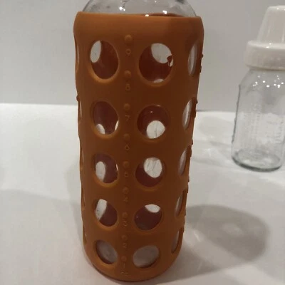 Glass Baby bottle baby factory Orange - Image 1 of 3