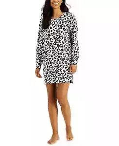 JENNI Women's Printed Soft Knit Sleep Shirt sz S Small Cheetah Sleepwear - Picture 1 of 3