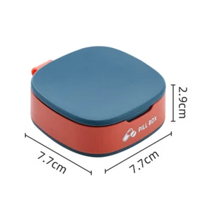 Kleine tragbare Medizinbox kleine Mini feuchtigkeitsbeständige versiegelte Medizinbox - Bild 1 von 7