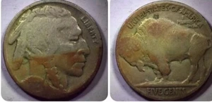 1927 P níquel búfalo #18wm - Imagen 1 de 5