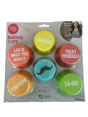 RO Cupcake Liner - Backförmchen - Rosanna Pansino Nerdy Nummies von Wilton - 72ct - Bild 1 von 2