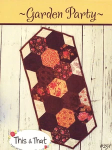 This & That ~ GARDEN PARTY ~ Finished Size:  14" X 32" ~ 2013 ~ Sherri K. Falls - Picture 1 of 3