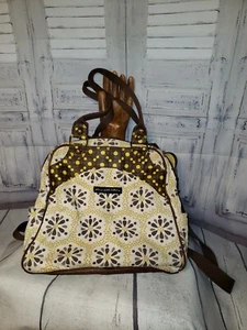 Petunia Pickle Bottom Sashay Daisy Dewdrops Yellow/Brown Diaper Bag Backpack2986 - Picture 1 of 8