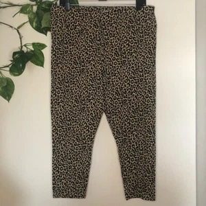J. Leggings recortados con estampado de leopardo XL Crew - Imagen 1 de 7