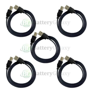 5X NEW 3FT 3' USB 2.0 A TO B HIGH SPEED PRINTER SCANNER CABLE CORD HOT 2000+SOLD - Picture 1 of 5
