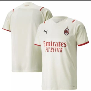 AC Milan Away Replica Jersey Size Small 2021-22 - Puma Afterglow Tango Red - Picture 1 of 3