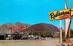 SHOSHONE, CALIFORNIA, STREET SCENE, VINTAGE POSTCARD (DT  424) - Picture 1 of 2