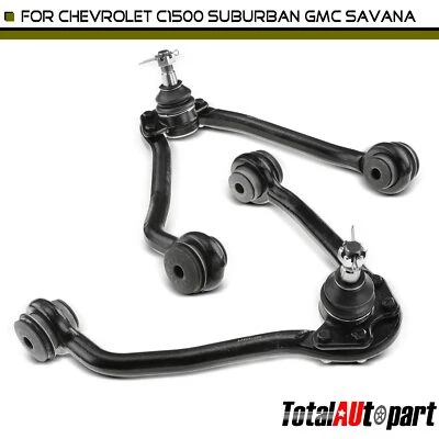 2x Brazo de control y rótula para Chevrolet C1500 Suburban GMC C2500 parte superior delantera Foto 1 de 4