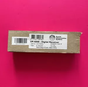 DIS Danish Interpretation Systems DR 6008 Digital Receiver New In Box - Picture 1 of 5