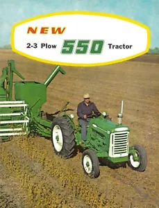 Oliver 2 3 Plow 550 All Purpose Utility Tractor 3 pt Hitch PTO Color Brochure - Picture 1 of 19