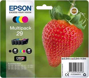 Epson 29 Strawberry Oryginalne opakowanie zbiorcze, wkłady atramentowe FABRYCZNIE NOWE I ZAPIECZĘTOWANE - Zdjęcie 1 z 1