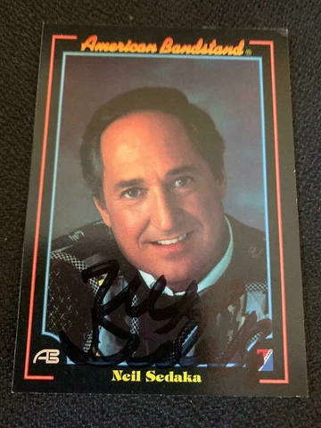 1993 American Bandstand signed autographed Neil Sedaka card # 18 Cover