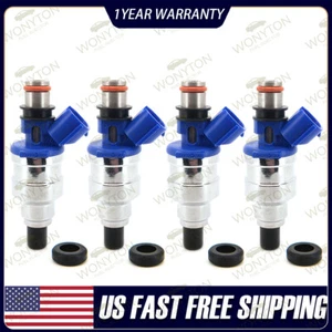 SET OF 4 FUEL INJECTORS FOR 1990-1993 MAZDA MIATA 1.6L 195500-1970 REPLACEMENT - Foto 1 di 6