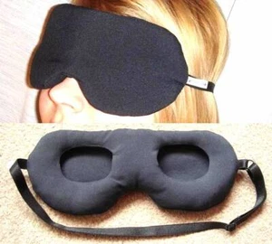 >>HAND MADE IN THE UK<< NEW SOFT PADDED EYE/SLEEP MASK WITHOUT TOUCHING EYES !! - Picture 1 of 3