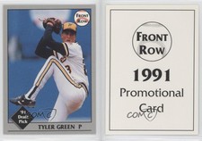 1991 Front Row Draft Picks Promotional Tyler Green (White Back)