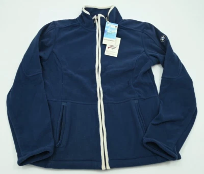 Jaqueta de lã feminina BMW genuína azul escuro tamanho pequeno nova com etiquetas - Imagem 1 de 4