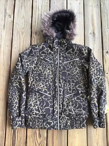 BURTON Women's Sz M LUSH Snow Ski Jacket - SAFARI CHIC CAPERS NWT Retail $270 - Picture 1 of 14