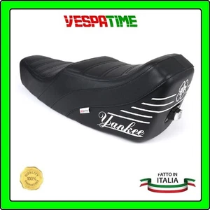 Sella YANKEE nera per Vespa 50/90/125 primavera et3 - NISA - con serratura - Imagen 1 de 2
