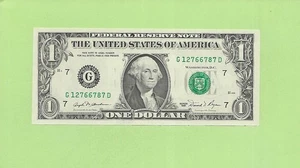 1981 ..UNCIRC $1 G 1276 6787 D .... 1981 $1 G-D NICE NOTE FRN - Picture 1 of 2