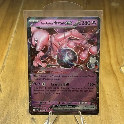 Team Rocket's Mewtwo ex 205 Sv: Scarlet & Violet Promo Cards Holo - Image 1 of 3