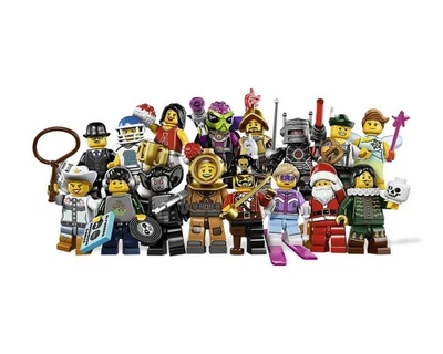 LEGO CMF Serie 8 - Juego Completo De 16 Minifiguras - NUEVO Sellado De Fábrica 8833 Foto 1 de 4
