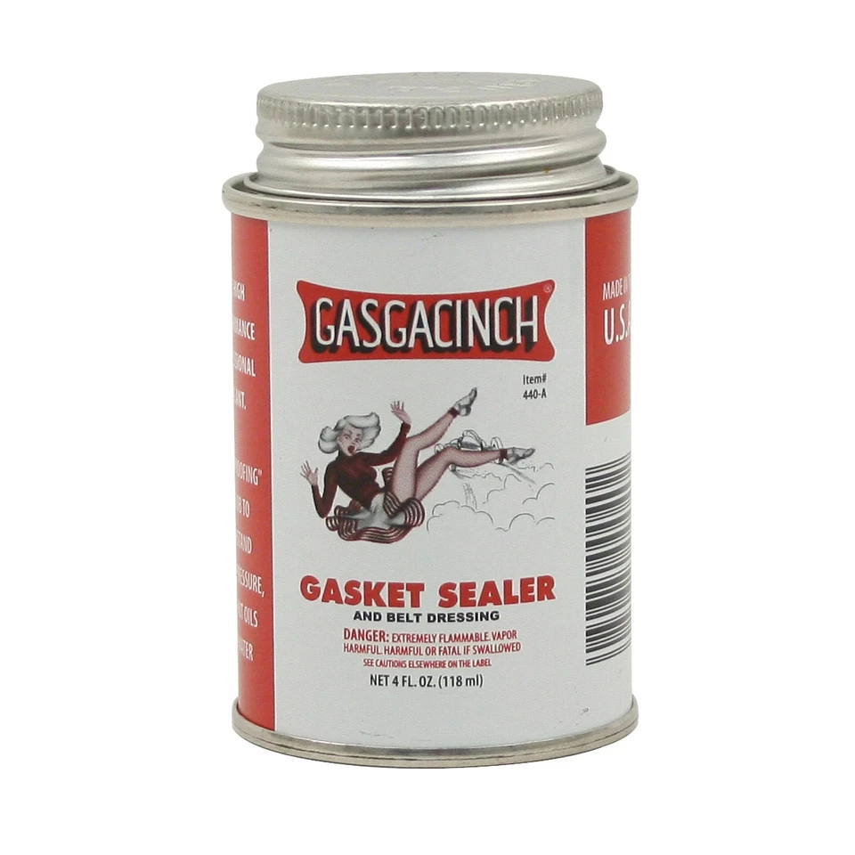 Gasgacinch Gasket Sealer, 4 Oz Dunebuggy & VW - Image 1 of 1