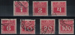 AUSTRIA 1908-10 Segnatasse 7v us - Foto 1 di 1