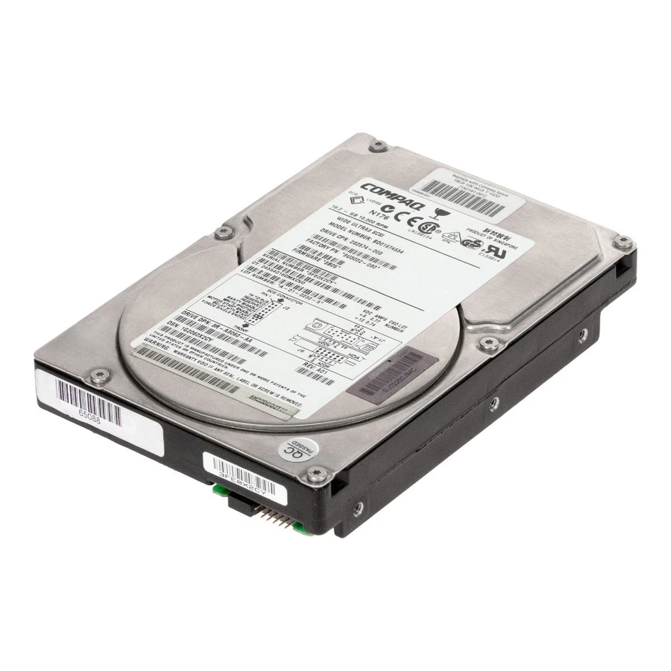 Disco Rigido COMPAQ 232574-003 BD01874554 18.2GB 10K SCSI Ultra3 3.5'' - Immagine 1 di 3