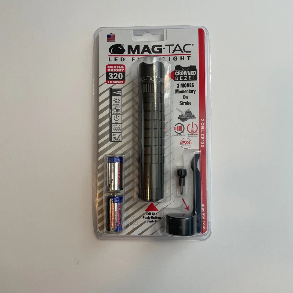 Bisel coronado Mag-Tac Foilage Grn Blistr Maglite Sg2lrb6 Foto 1 de 4