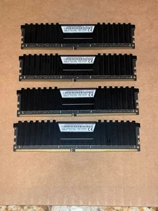 CORSAIR VENGEANCE LPX 64GB (4 x 16GB) DDR4 DRAM 2666MHz - CMK64GX4M4A2666C16 - Afbeelding 1 van 2