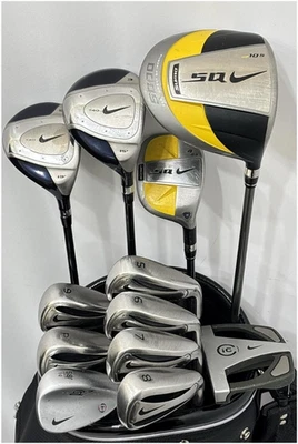 NIKE Club Set 1W 3W 5W 4H 5-9i Pw 58 PT 12pc RH Graphite & Steel SR & R Men Golf - Image 1 of 4