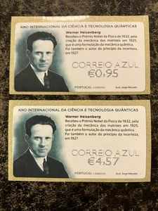 Portugal 2025 - Cajero automático/vendedor año internacional ciencia y tecnología cuántica, Werner Heisen - Imagen 1 de 1
