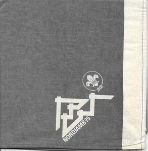 Headquarters Neckerchief 1975 14th World Jamboree Held in Norway Boy Scouts GD - Picture 1 of 3