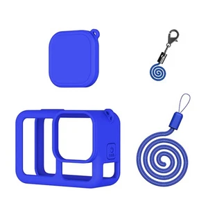 Solution de protection tout en un étui silicone lanière et bouchon d'objectif - Photo 1 sur 41