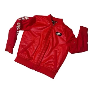 🔥 Nike Unisex Youth Kids Zip Up Bomber Jacket Size 4T Just Do It Spell Out 🔥 - Picture 1 of 4