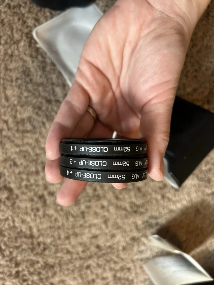 Rolev M.G. Magi-Glass 52mm  Lens Filter  Set w/Manual Close Up +1, +2,+4 #004 - Image 1 of 2