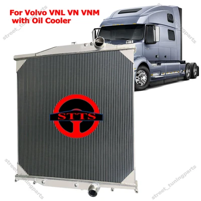 3-Row Aluminum Radiator Fits 2005-07 CX CXN Vision Volvo VNL VNM VN Models. - Изображение 1 из 4