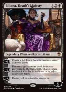 MTG - LILIANA, DEATH'S MAJESTY - Aetherdrift Commander (M) - Bild 1 von 1