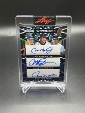 Leaf Vibrance Signatures 6 Ripken Sandburg Molitor Mattingly Yount Boggs Auto /8