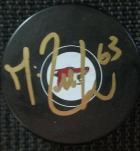 MIKE RIBEIRO SIGNED GOLD INK ARIZONA COYOTES HOCKEY PUCK w/ COA - Picture 1 of 1