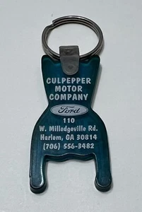 Vintage Rubber Keychain Culpepper Ford Dealership Chair - Picture 1 of 4