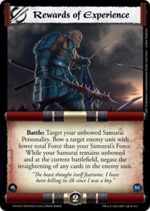 Legend of the Five Rings L5R CCG TF Twenty Festivals Rewards of Experience - Picture 1 of 1